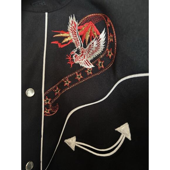 H Bar C Ranchwear Vintage Rockabilly Size 14.5 - Picture 2 of 10